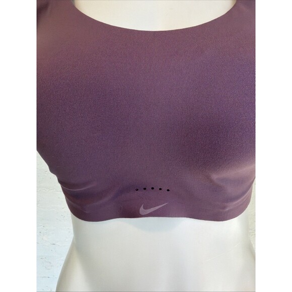 Nike Alate Sports Bra Purple Med EUC - Picture 3 of 4